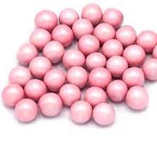 Picture of PINK CHOCOLATE BALLS MEDIUM EDIBLE SPRINKLES X 50G
